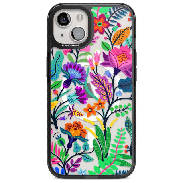Floral Vibe Phone Case iPhone 15 Plus / Magsafe Black Impact Case,iPhone 15 / Magsafe Black Impact Case,iPhone 14 Plus / Magsafe Black Impact Case,iPhone 14 / Magsafe Black Impact Case,iPhone 13 / Magsafe Black Impact Case Blanc Space