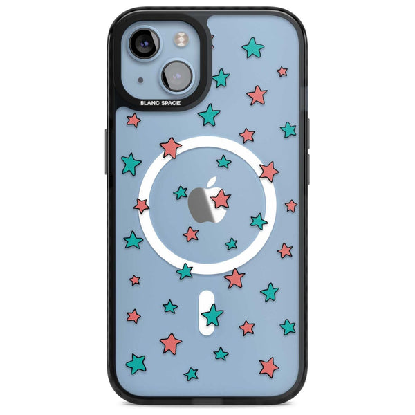 Blue Heartstopper Stars Pattern
