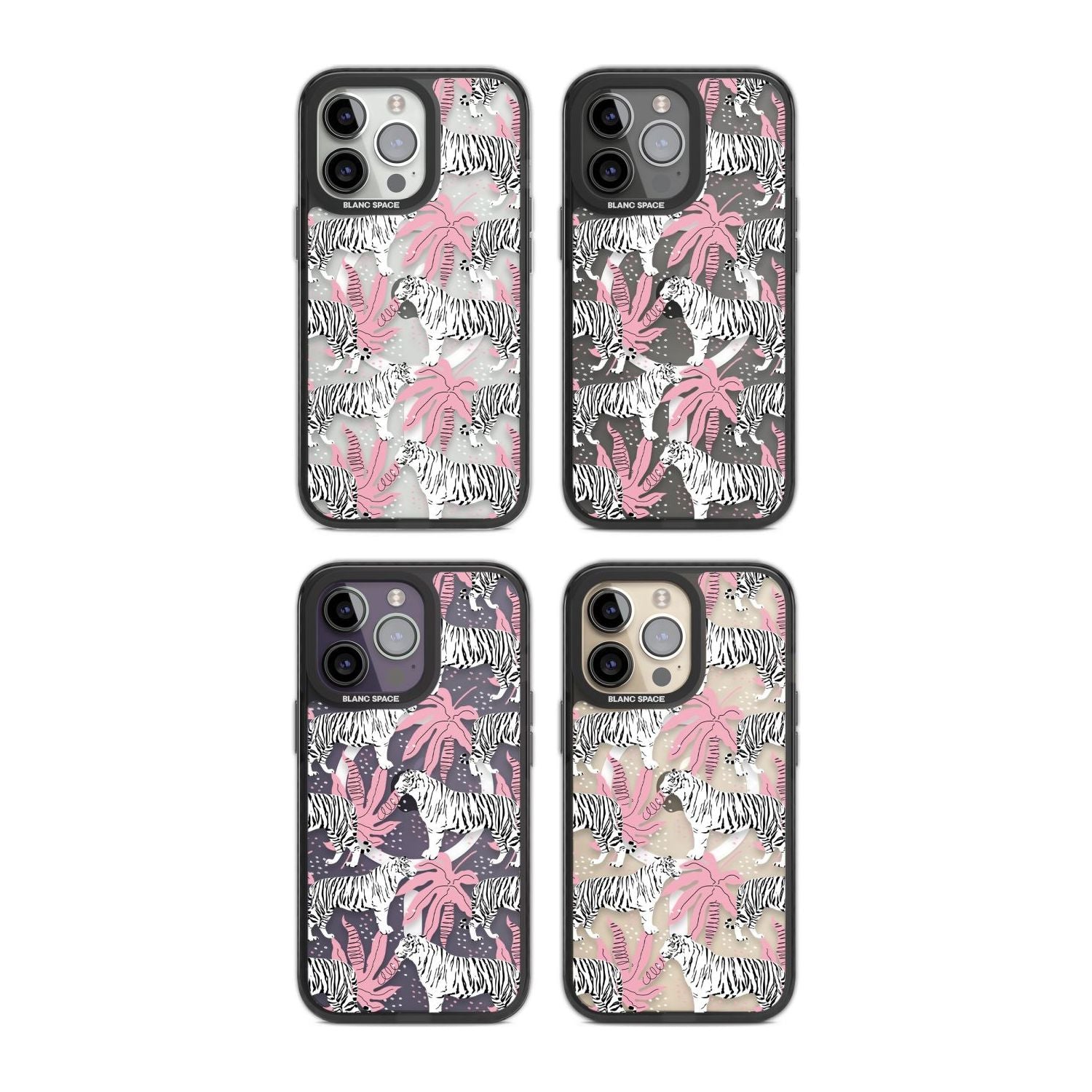 Pink & White Tropical Tigers