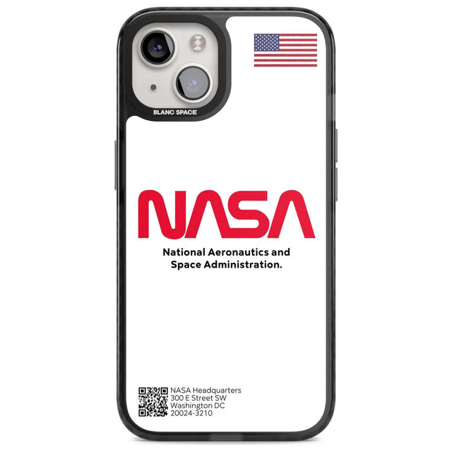 NASA The Worm Phone Case iPhone 15 Plus / Magsafe Black Impact Case,iPhone 15 / Magsafe Black Impact Case,iPhone 14 Plus / Magsafe Black Impact Case,iPhone 14 / Magsafe Black Impact Case,iPhone 13 / Magsafe Black Impact Case Blanc Space