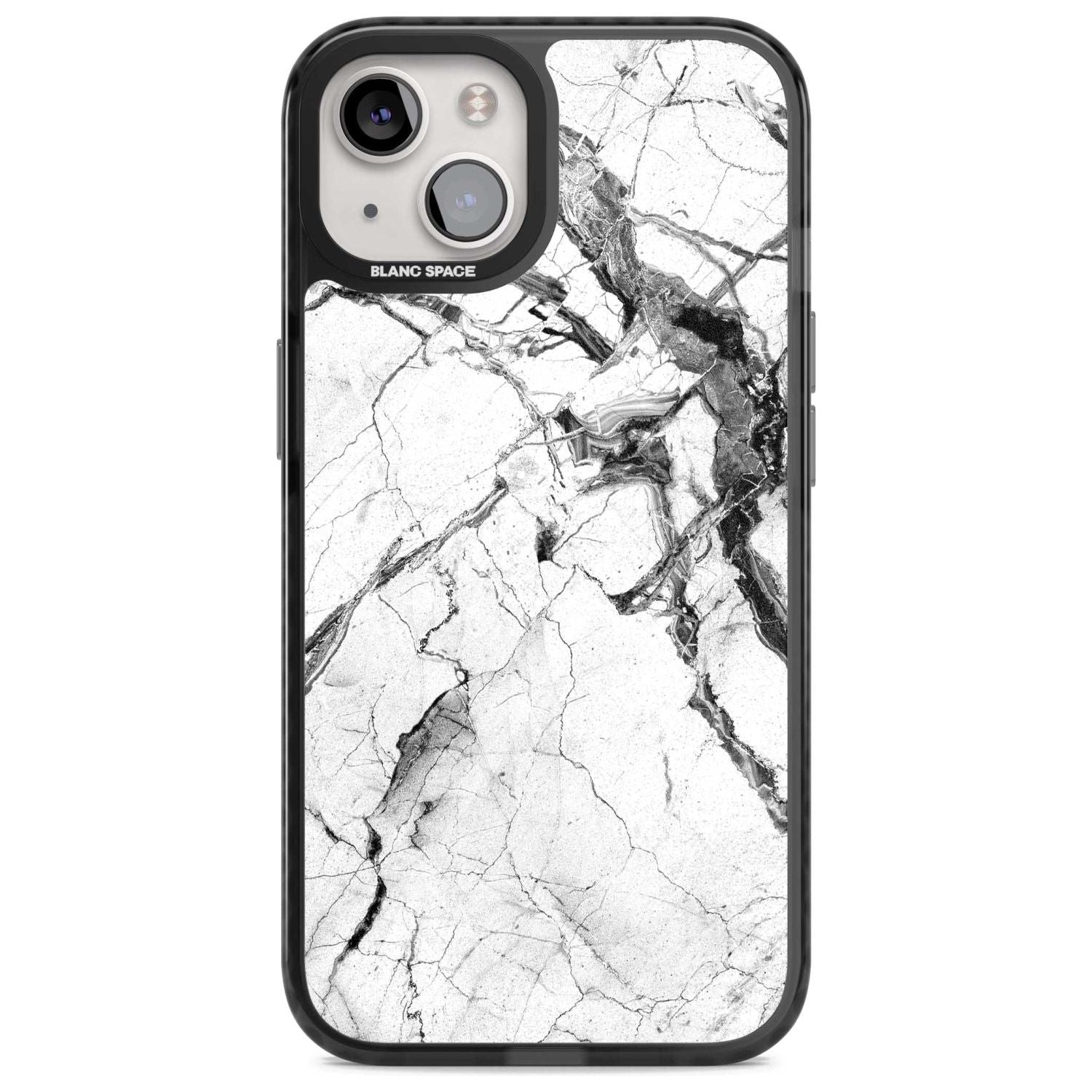 Black & White Stormy Marble Phone Case iPhone 15 Plus / Magsafe Black Impact Case,iPhone 15 / Magsafe Black Impact Case,iPhone 14 Plus / Magsafe Black Impact Case,iPhone 14 / Magsafe Black Impact Case,iPhone 13 / Magsafe Black Impact Case Blanc Space