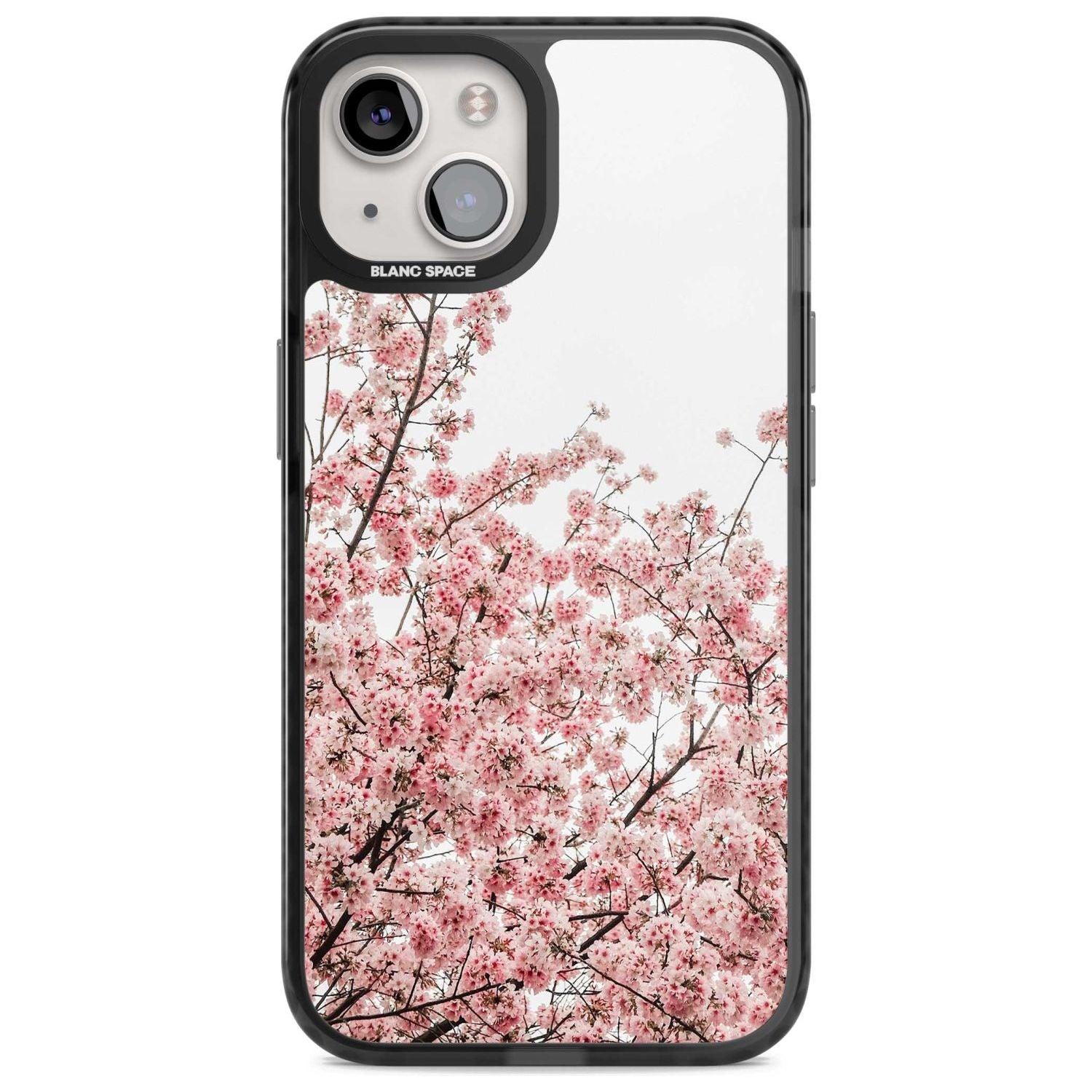 Cherry Blossoms - Real Floral Photographs Phone Case iPhone 15 Plus / Magsafe Black Impact Case,iPhone 15 / Magsafe Black Impact Case,iPhone 14 Plus / Magsafe Black Impact Case,iPhone 14 / Magsafe Black Impact Case,iPhone 13 / Magsafe Black Impact Case Blanc Space