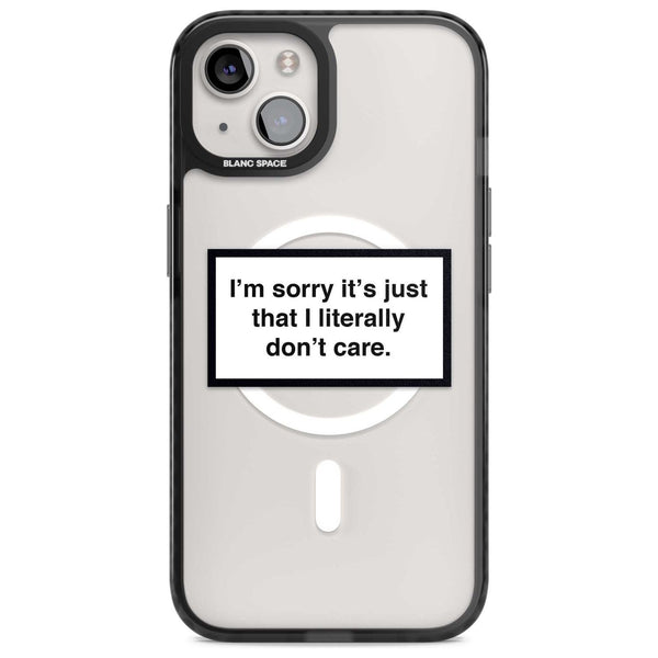 Literally Don't Care
