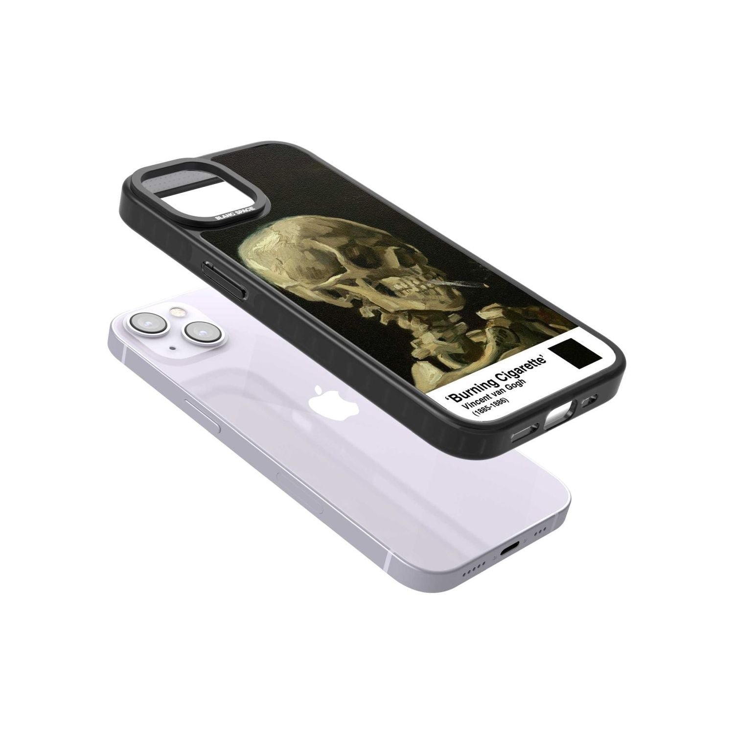 Skull Of A Skeleton With Burning Cigarette