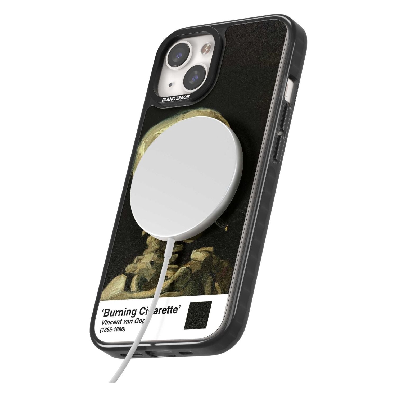 Skull Of A Skeleton With Burning Cigarette