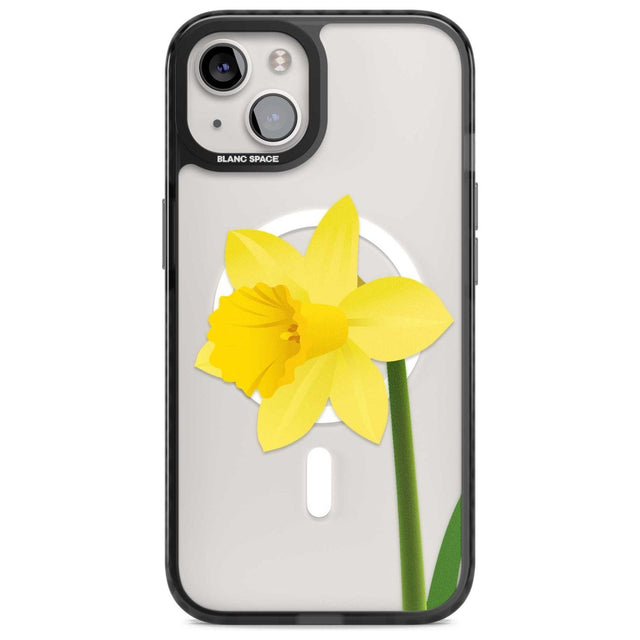 Daffodil Phone Case iPhone 15 / Magsafe Black Impact Case,iPhone 15 Plus / Magsafe Black Impact Case,iPhone 13 / Magsafe Black Impact Case,iPhone 14 / Magsafe Black Impact Case,iPhone 14 Plus / Magsafe Black Impact Case Blanc Space