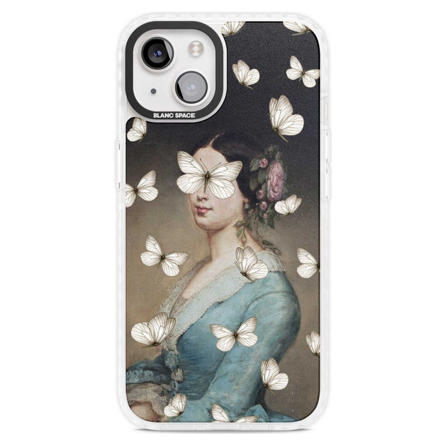 BUTTERFLY BEAUTY Phone Case iPhone 15 Plus / Magsafe Impact Case,iPhone 15 / Magsafe Impact Case Blanc Space