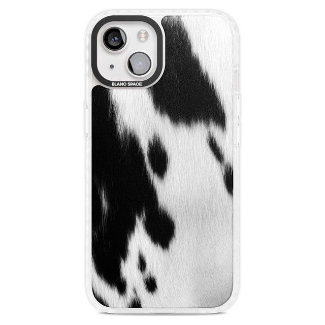 Designer Fashion Cowhide Phone Case iPhone 15 Plus / Magsafe Impact Case,iPhone 15 / Magsafe Impact Case Blanc Space