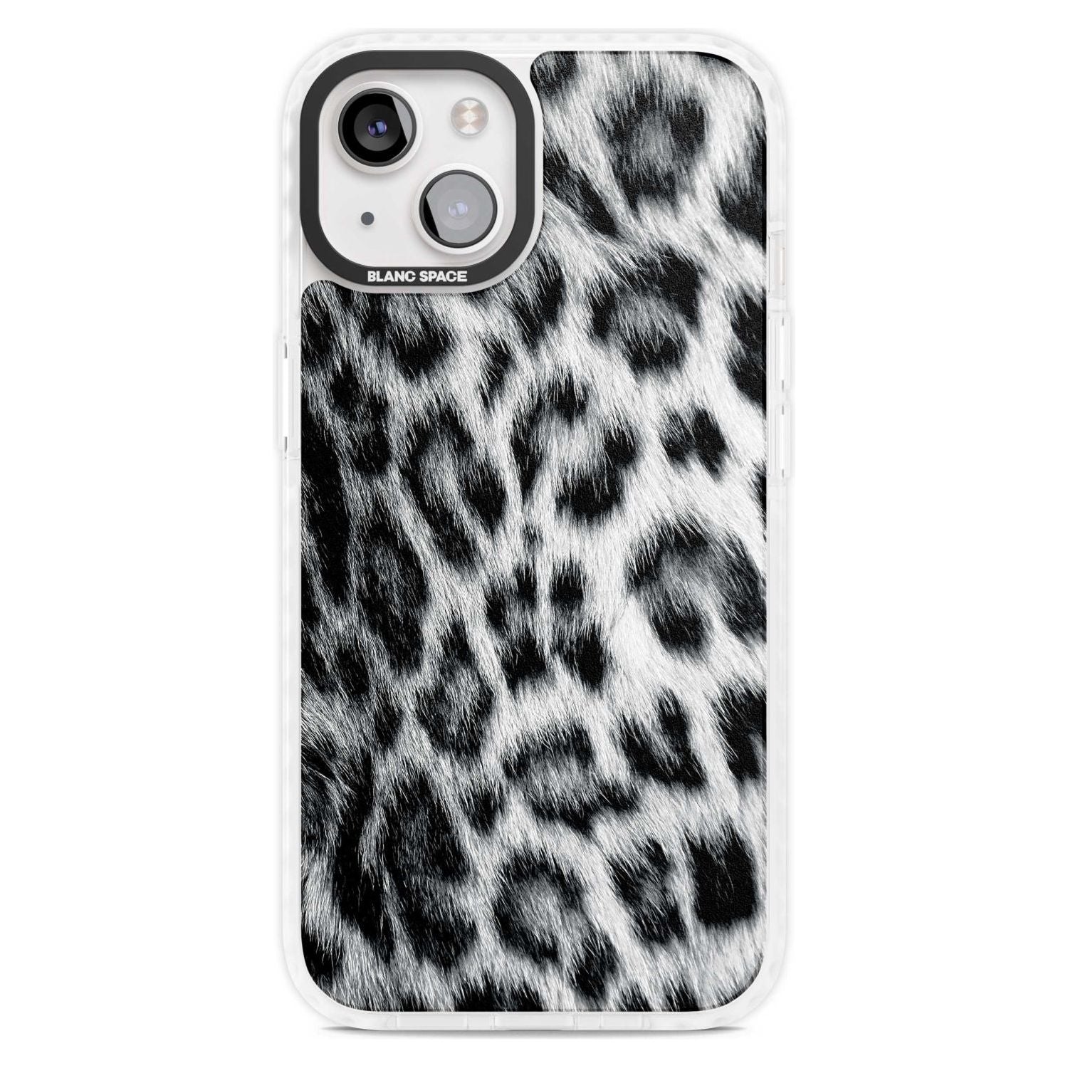 Animal Fur Pattern - Snow Leopard Phone Case iPhone 15 Plus / Magsafe Impact Case,iPhone 15 / Magsafe Impact Case Blanc Space