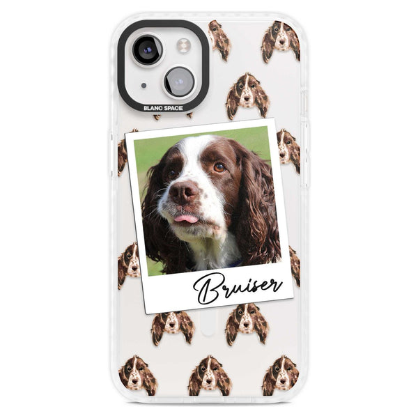 Personalised Springer Spaniel Instant Camera Photo