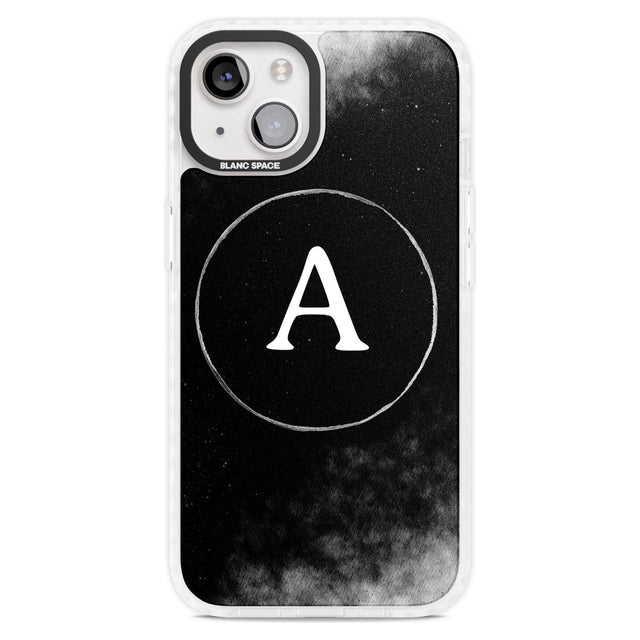 Personalised Eclipse Monogram Custom Phone Case iPhone 15 Plus / Magsafe Impact Case,iPhone 15 / Magsafe Impact Case Blanc Space