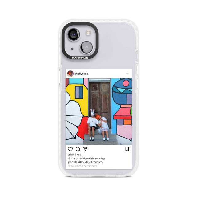 Personalised Instagram Custom Phone Case iPhone 15 Plus / Magsafe Impact Case,iPhone 15 / Magsafe Impact Case Blanc Space