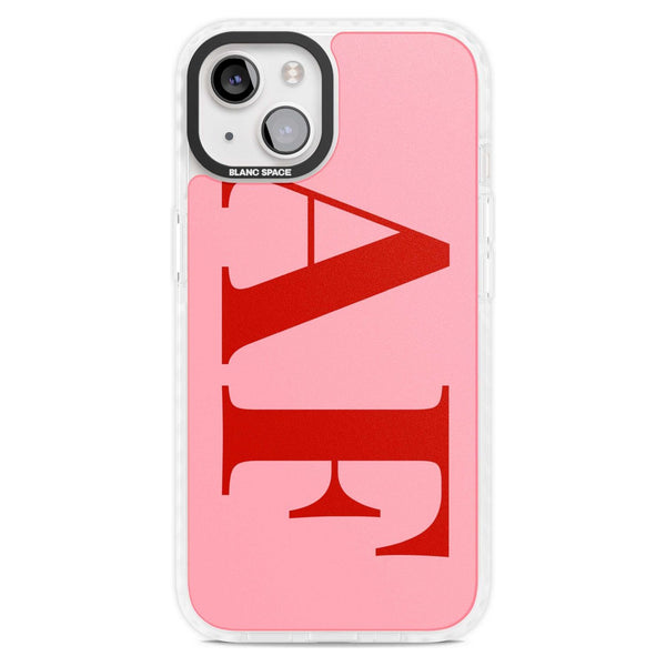Personalised Red & Pink Letters