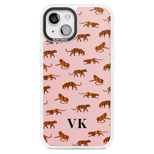 Personalised Pink Safari Tiger Pattern