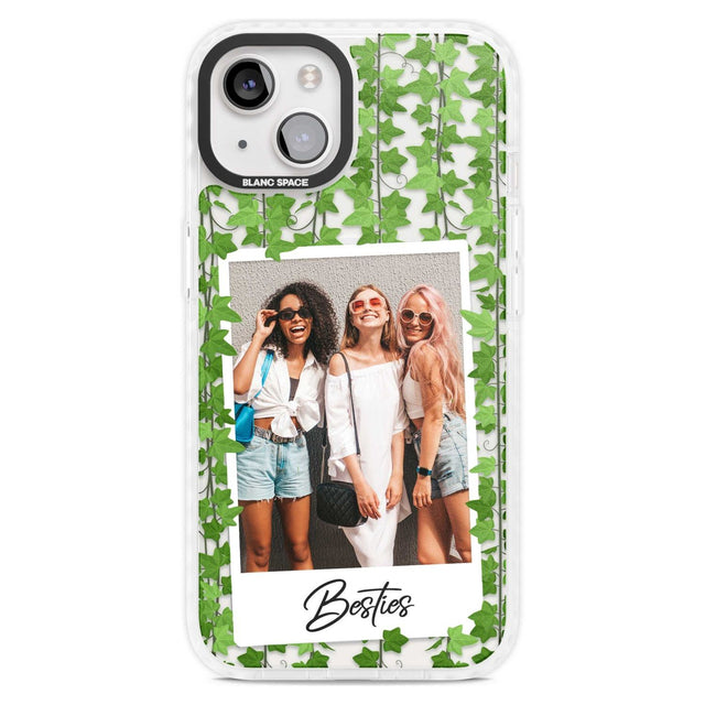 Personalised Ivy Vine Instant Photo Custom Phone Case iPhone 15 Plus / Magsafe Impact Case,iPhone 15 / Magsafe Impact Case Blanc Space