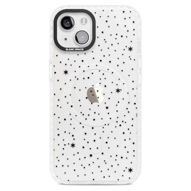 Celestial Starry Sky Phone Case iPhone 15 Plus / Magsafe Impact Case,iPhone 15 / Magsafe Impact Case Blanc Space