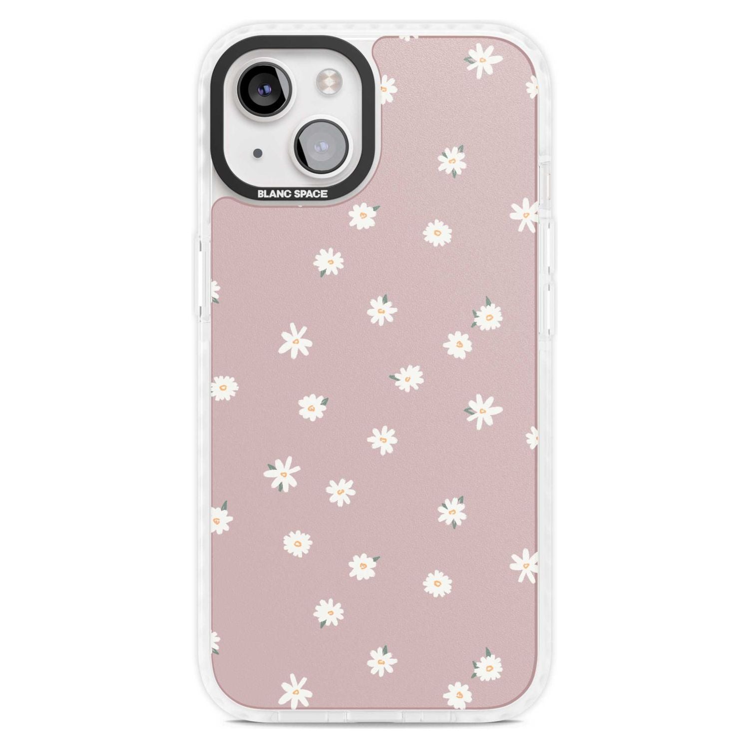 Dark Pink Cute Floral Design Phone Case iPhone 15 Plus / Magsafe Impact Case,iPhone 15 / Magsafe Impact Case Blanc Space