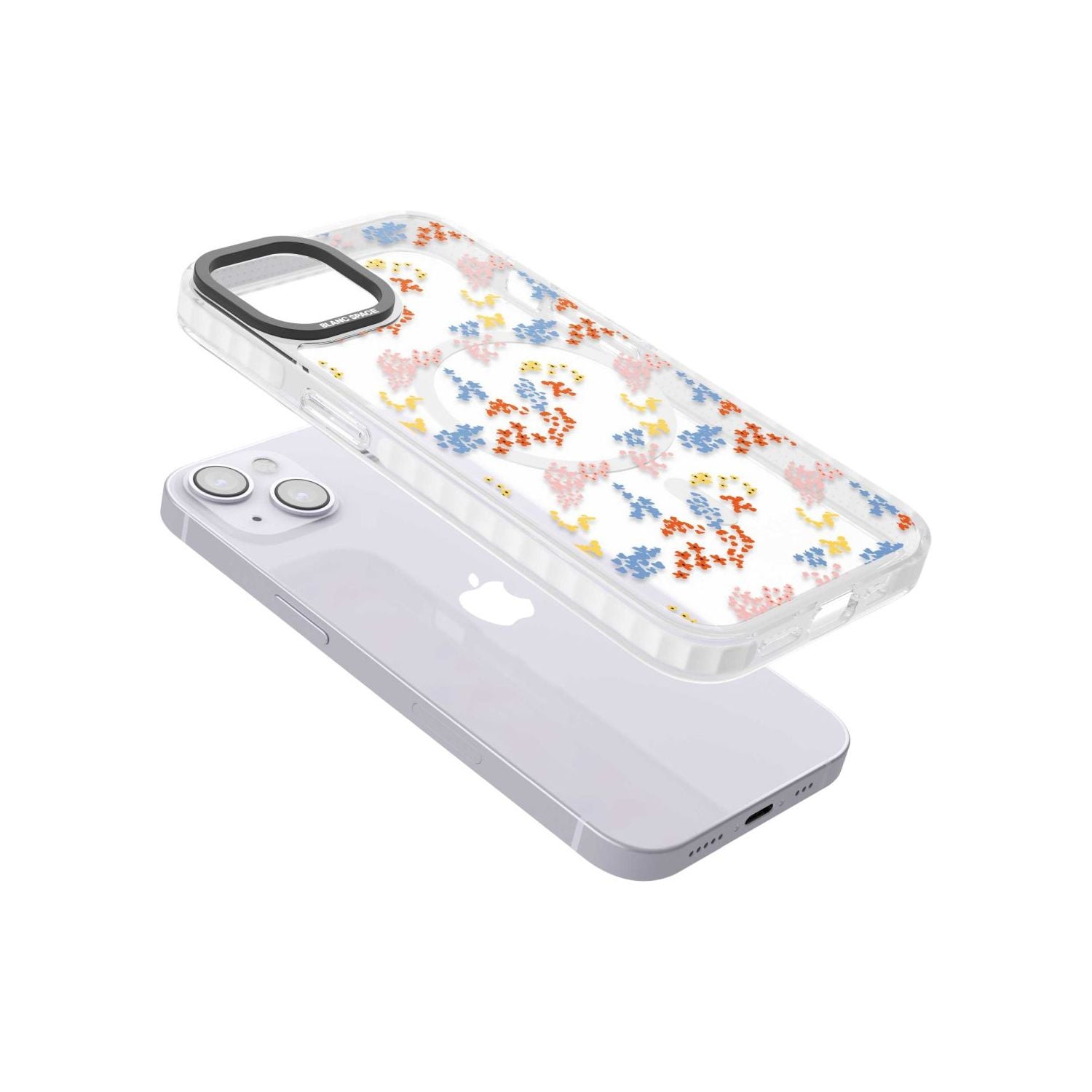 Floral Confetti: Transparent Delight