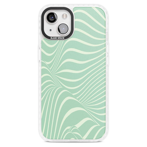 Mint Green Distorted Line