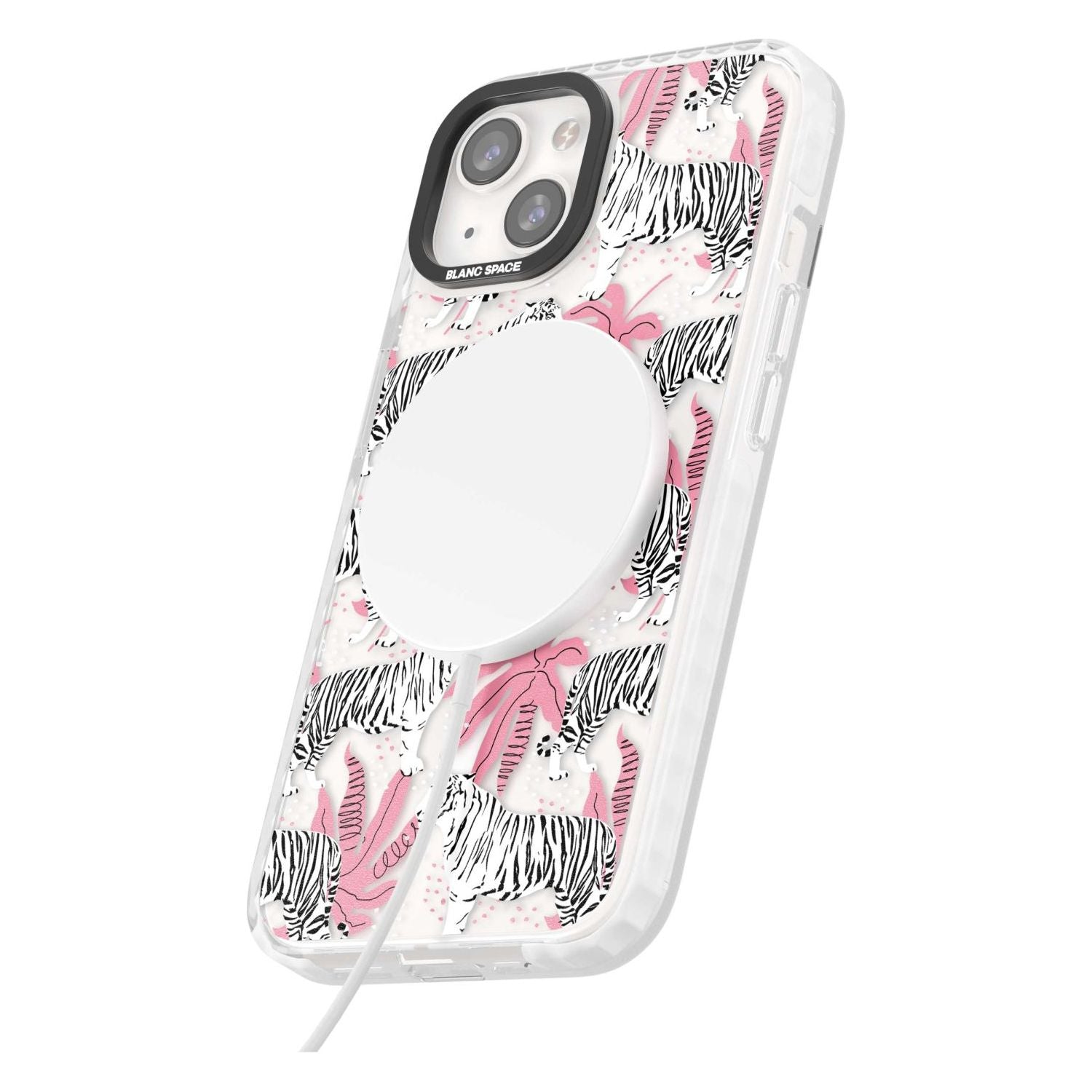 Pink & White Tropical Tigers