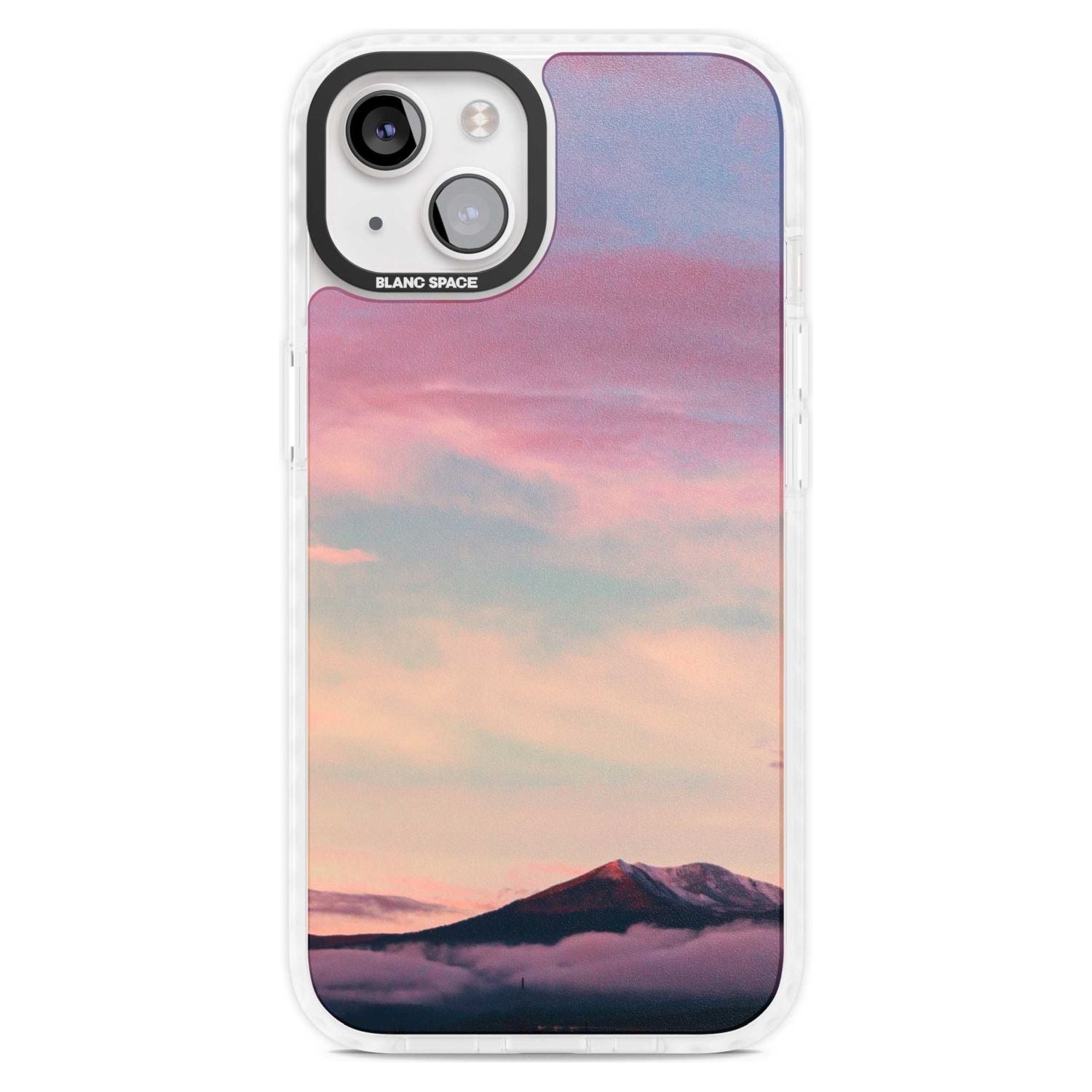 Cloudy Sunset Photograph Phone Case iPhone 15 Plus / Magsafe Impact Case,iPhone 15 / Magsafe Impact Case Blanc Space