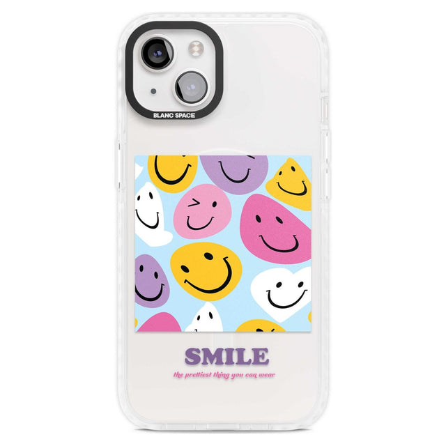 A Smile Phone Case iPhone 15 Plus / Magsafe Impact Case,iPhone 15 / Magsafe Impact Case Blanc Space