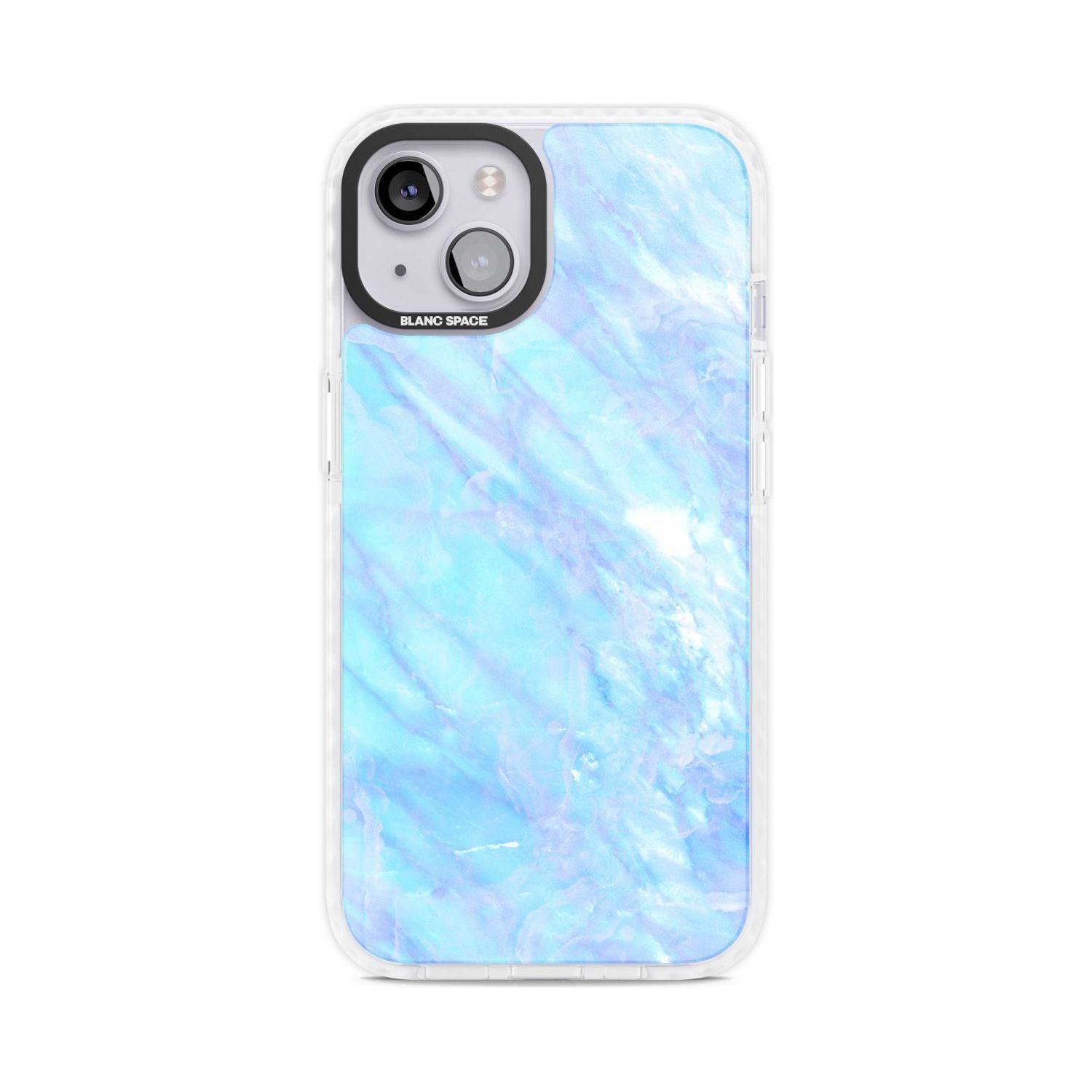 Iridescent Crystal Marble Phone Case iPhone 15 Plus / Magsafe Impact Case,iPhone 15 / Magsafe Impact Case Blanc Space