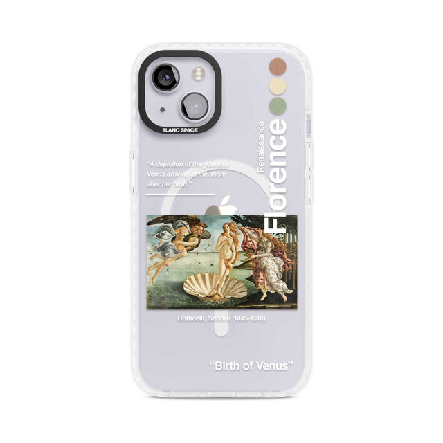 Birth of Venus Phone Case iPhone 15 Plus / Magsafe Impact Case,iPhone 15 / Magsafe Impact Case Blanc Space