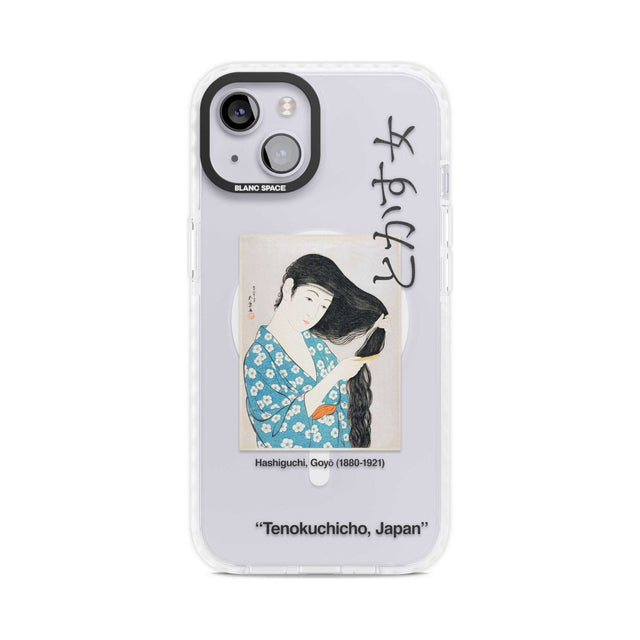 Goyo Hashiguchi Phone Case iPhone 15 Plus / Magsafe Impact Case,iPhone 15 / Magsafe Impact Case Blanc Space