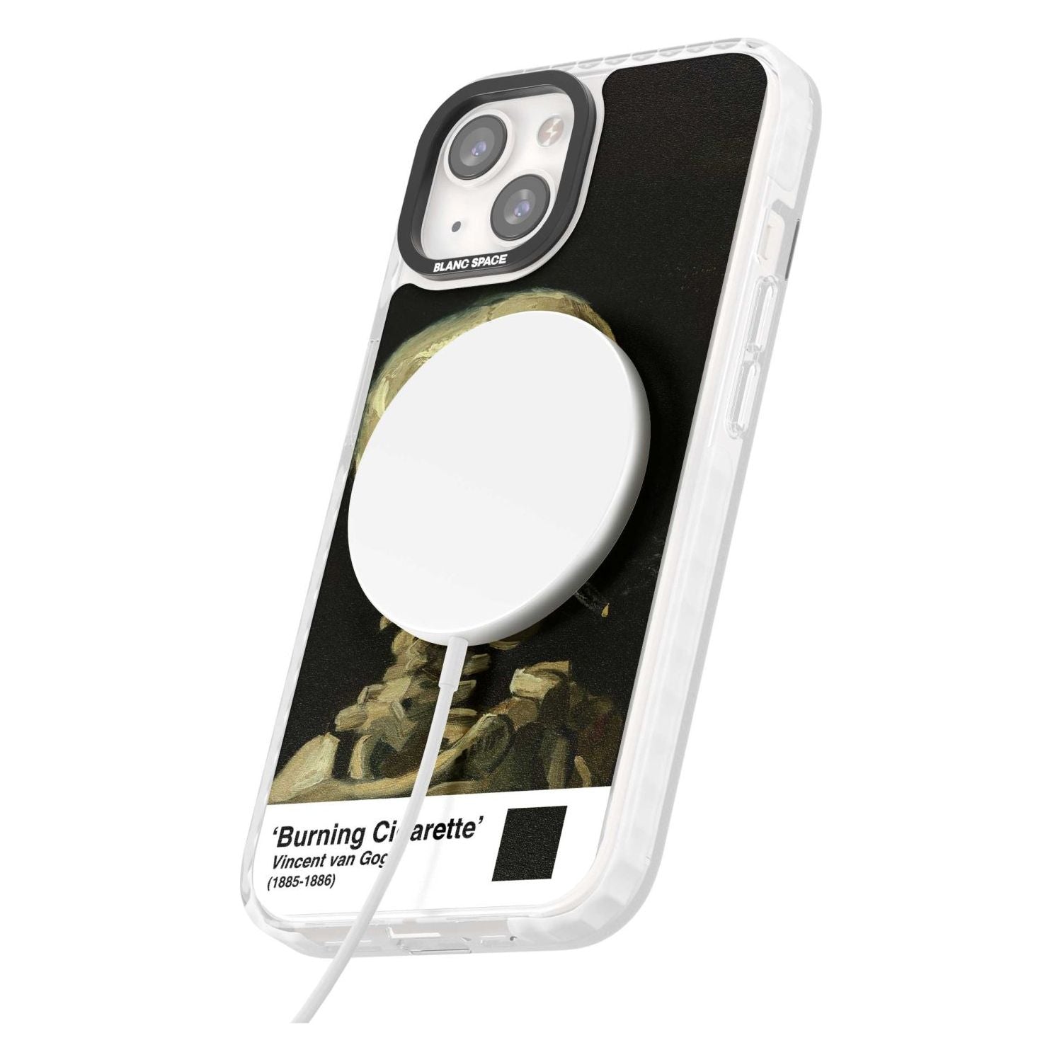 Skull Of A Skeleton With Burning Cigarette