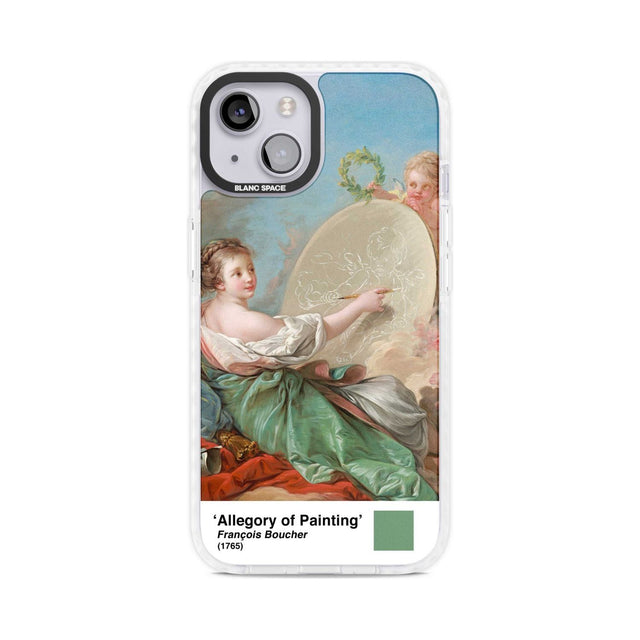 Allegory of Painting Phone Case iPhone 15 Plus / Magsafe Impact Case,iPhone 15 / Magsafe Impact Case Blanc Space