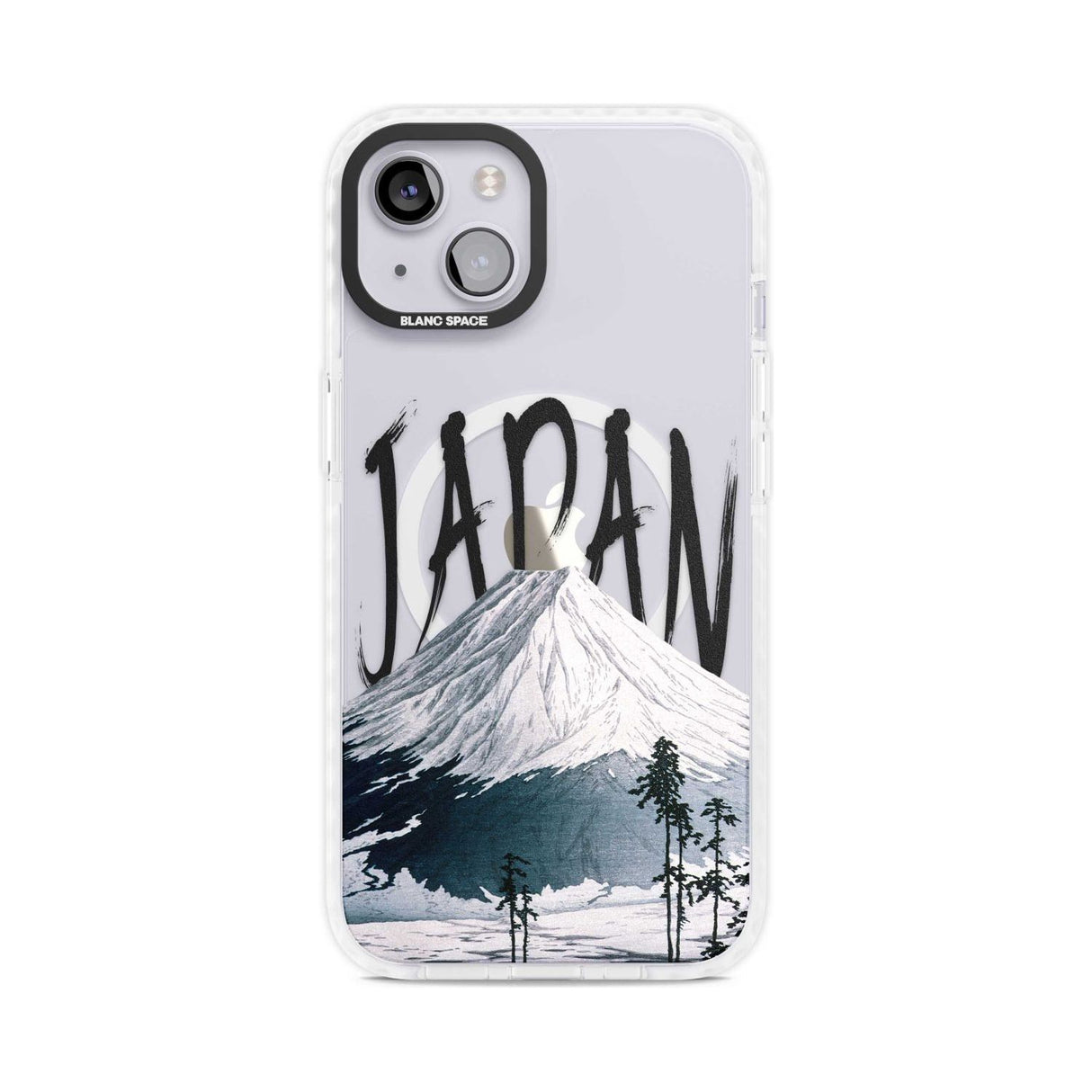 Mount Fuji Cutout Phone Case iPhone 15 Plus / Magsafe Impact Case,iPhone 15 / Magsafe Impact Case Blanc Space