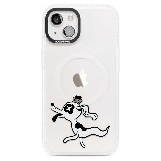 Dog Spirit Phone Case iPhone 15 Plus / Magsafe Impact Case,iPhone 15 / Magsafe Impact Case Blanc Space