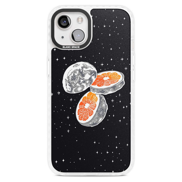 Blood Orange Moon Phone Case iPhone 15 Plus / Magsafe Impact Case,iPhone 15 / Magsafe Impact Case Blanc Space