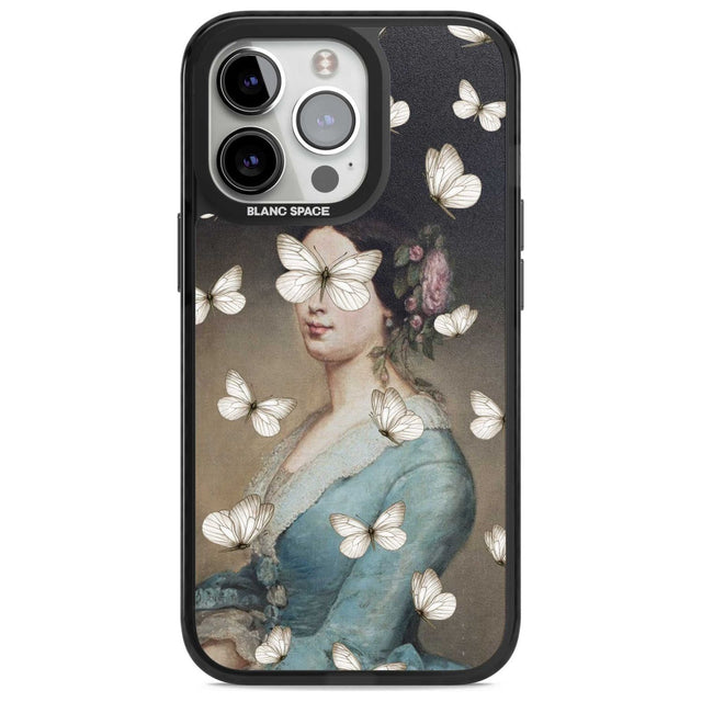 BUTTERFLY BEAUTY Phone Case iPhone 15 Pro Max / Magsafe Black Impact Case,iPhone 15 Pro / Magsafe Black Impact Case,iPhone 14 Pro Max / Magsafe Black Impact Case,iPhone 14 Pro / Magsafe Black Impact Case,iPhone 13 Pro / Magsafe Black Impact Case Blanc Space