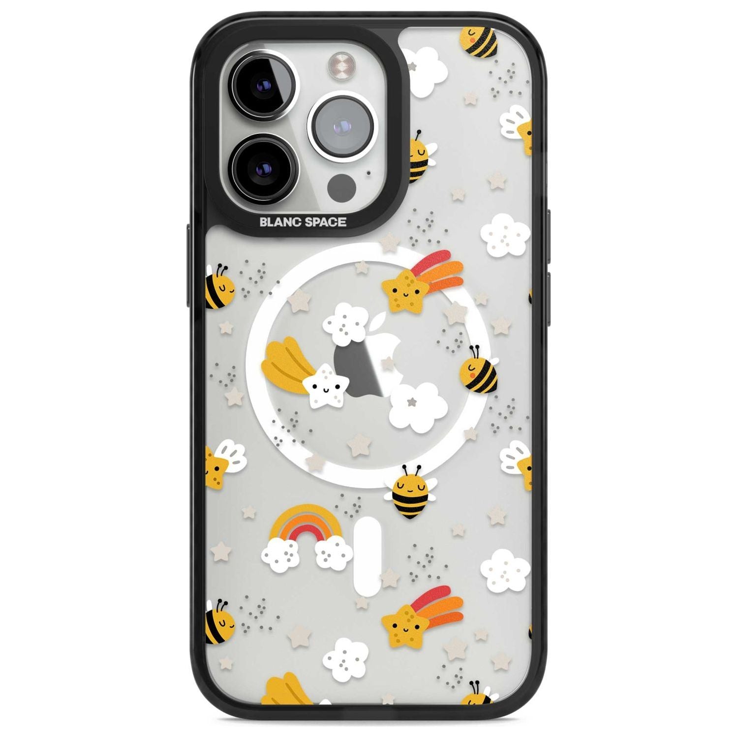 Busy Bee Phone Case iPhone 15 Pro Max / Magsafe Black Impact Case,iPhone 15 Pro / Magsafe Black Impact Case,iPhone 14 Pro Max / Magsafe Black Impact Case,iPhone 14 Pro / Magsafe Black Impact Case,iPhone 13 Pro / Magsafe Black Impact Case Blanc Space