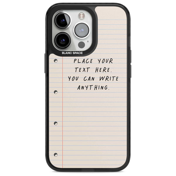 Personalised Lined Paper