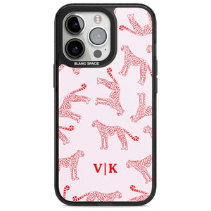 Personalized Cheetah Pattern Red Pink