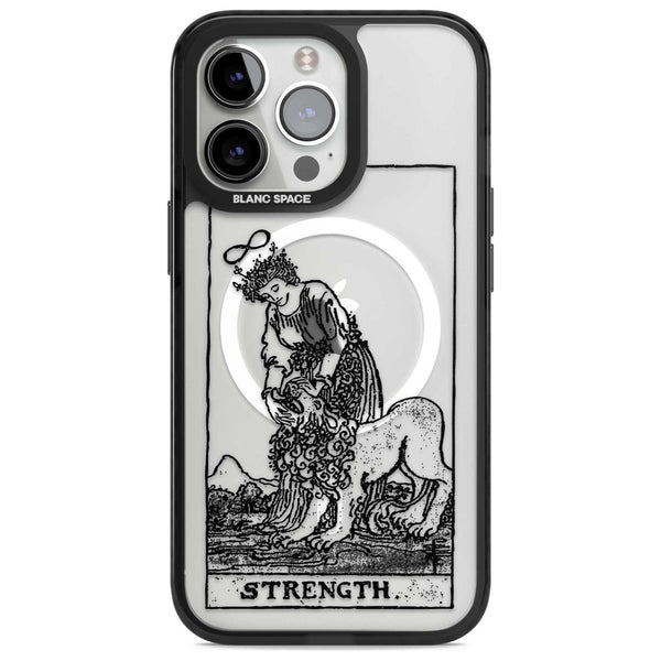 Personalised Strength Tarot Card (Clear)