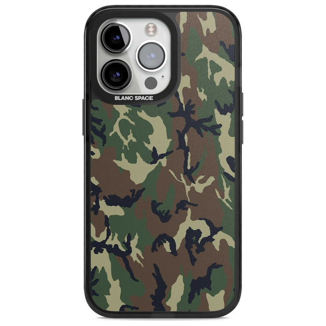 Forest Green Camo Phone Case iPhone 15 Pro / Magsafe Black Impact Case,iPhone 15 Pro Max / Magsafe Black Impact Case,iPhone 14 Pro Max / Magsafe Black Impact Case,iPhone 13 Pro / Magsafe Black Impact Case,iPhone 14 Pro / Magsafe Black Impact Case Blanc Space
