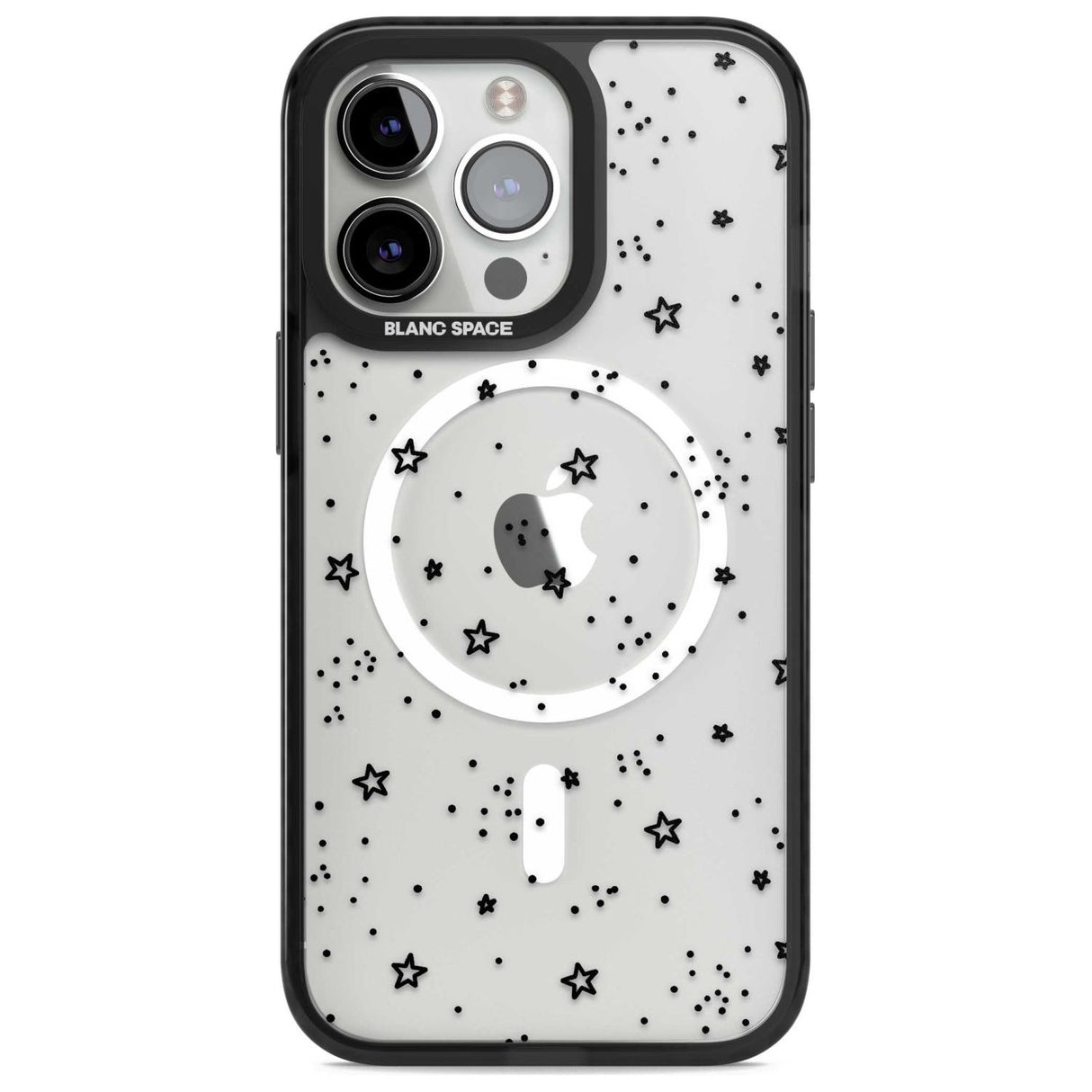 Mixed Stars Phone Case iPhone 15 Pro Max / Magsafe Black Impact Case,iPhone 15 Pro / Magsafe Black Impact Case,iPhone 14 Pro Max / Magsafe Black Impact Case,iPhone 14 Pro / Magsafe Black Impact Case,iPhone 13 Pro / Magsafe Black Impact Case Blanc Space