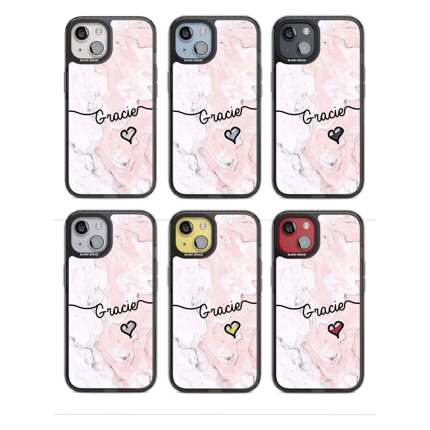 Personalised Pink Marble