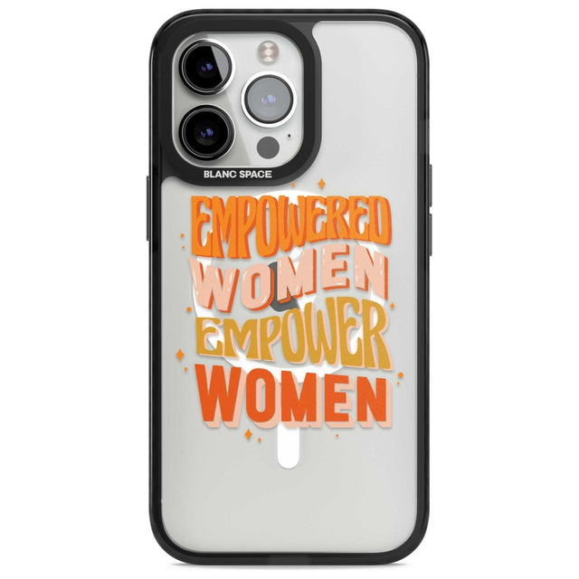 Empowered Women Phone Case iPhone 15 Pro Max / Magsafe Black Impact Case,iPhone 15 Pro / Magsafe Black Impact Case,iPhone 14 Pro Max / Magsafe Black Impact Case,iPhone 14 Pro / Magsafe Black Impact Case,iPhone 13 Pro / Magsafe Black Impact Case Blanc Space