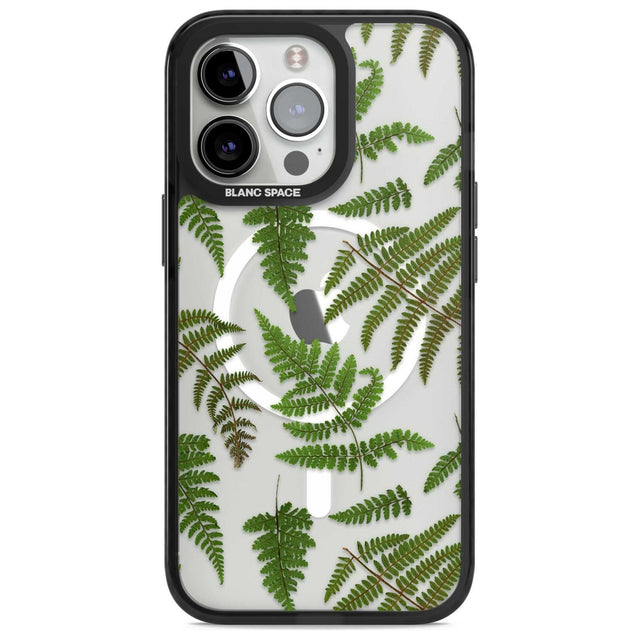 Leafy Ferns Phone Case iPhone 15 Pro Max / Magsafe Black Impact Case,iPhone 15 Pro / Magsafe Black Impact Case,iPhone 14 Pro Max / Magsafe Black Impact Case,iPhone 14 Pro / Magsafe Black Impact Case,iPhone 13 Pro / Magsafe Black Impact Case Blanc Space