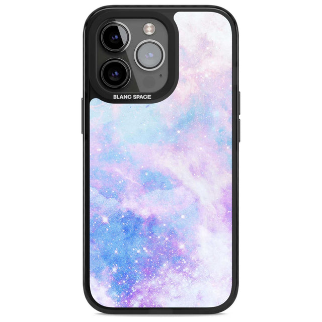 Light Blue Galaxy Pattern Design Phone Case iPhone 15 Pro Max / Magsafe Black Impact Case,iPhone 15 Pro / Magsafe Black Impact Case,iPhone 14 Pro Max / Magsafe Black Impact Case,iPhone 14 Pro / Magsafe Black Impact Case,iPhone 13 Pro / Magsafe Black Impact Case Blanc Space