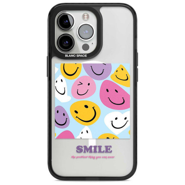 A Smile Phone Case iPhone 15 Pro Max / Magsafe Black Impact Case,iPhone 15 Pro / Magsafe Black Impact Case,iPhone 14 Pro Max / Magsafe Black Impact Case,iPhone 14 Pro / Magsafe Black Impact Case,iPhone 13 Pro / Magsafe Black Impact Case Blanc Space