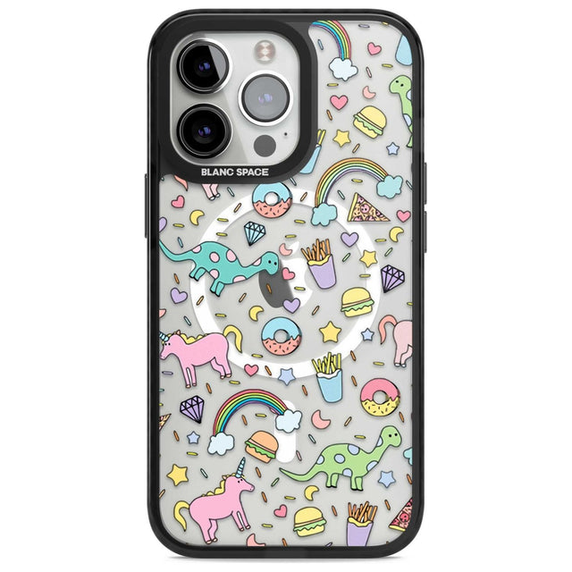 Cute Pattern Phone Case iPhone 15 Pro / Magsafe Black Impact Case,iPhone 15 Pro Max / Magsafe Black Impact Case,iPhone 14 Pro Max / Magsafe Black Impact Case,iPhone 13 Pro / Magsafe Black Impact Case,iPhone 14 Pro / Magsafe Black Impact Case Blanc Space