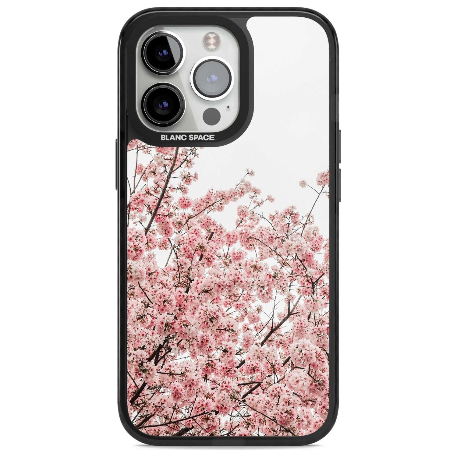 Cherry Blossoms - Real Floral Photographs Phone Case iPhone 15 Pro Max / Magsafe Black Impact Case,iPhone 15 Pro / Magsafe Black Impact Case,iPhone 14 Pro Max / Magsafe Black Impact Case,iPhone 14 Pro / Magsafe Black Impact Case,iPhone 13 Pro / Magsafe Black Impact Case Blanc Space