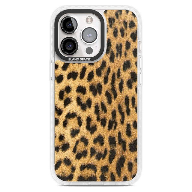 Designer Fashion Gold Leopard Print Phone Case iPhone 15 Pro Max / Magsafe Impact Case,iPhone 15 Pro / Magsafe Impact Case Blanc Space