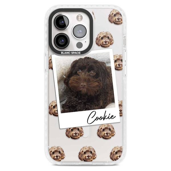 Personalised Brown Cockapoo Instant Camera Photo